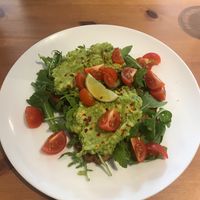 Avocado toast  at Holy Cow in Edinburgh