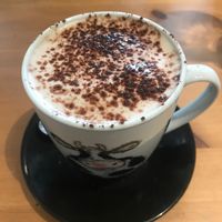 Hot chocolate  at Holy Cow in Edinburgh
