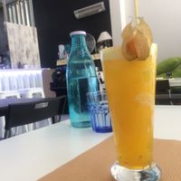 Lemonade with cayenne pepper! at Lime Bistro in Athens