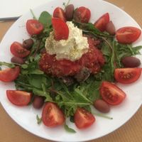 Greek dakos at Lime Bistro in Athens