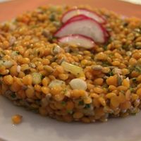 lentil salad at Lime Bistro in Athens