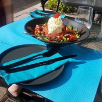 Amazing Almond Cheese at Lime Bistro in Athens