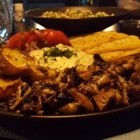 Souvlaki at Lime Bistro in Athens