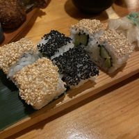 Cucumber and avocado rolls at Taikichi in Limerick