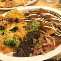 Jackfruit enchiladas  at Tumerico in Tucson