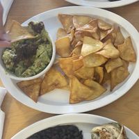 Burrito, chips and guac, tacos! at Tumerico in Tucson