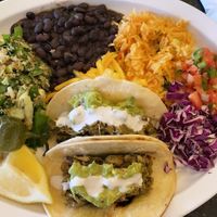 2 Tacos w cashew cream w all powers  at Tumerico in Tucson