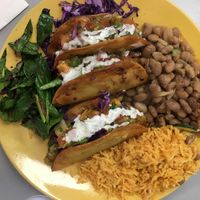 Fabulous potato tacos  at Tumerico in Tucson