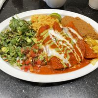 Cochinita Enchiladas  at Tumerico in Tucson
