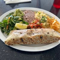 All powers burrito. Amazing at $13  at Tumerico in Tucson