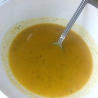 Complementary soup  at Tumerico in Tucson