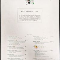 Front of menu at The Village Shop at The Village Shop in Mumbai