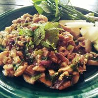 Laab at The Link Food Farmacy in Pai