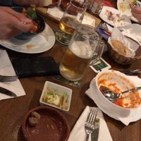 Tisch mit Essen at Tapas & Co in Marburg