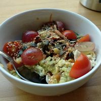 The "thousand seeds" energy salad. at Love Me Cru in Paris