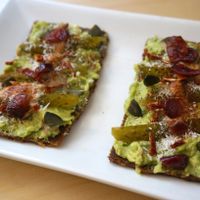 Avocado Toast x2 at Love Me Cru in Paris