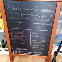 Menu 2 at Love Me Cru in Paris