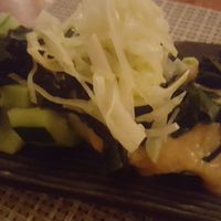 Cucumber wakame salad at JO2 in Kapaa