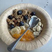 Oat muesli   at La Vegana in Sevilla