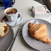 Brioche and croissant   at La Vegana in Sevilla
