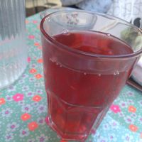 Bissap drink at So Nat - Bourdaloue in Paris