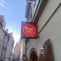 Store front  at Creme de la Creme in Prague