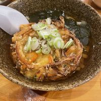 Miso udon (modified to be vegan).  at Shibata Restaurant in Myoko