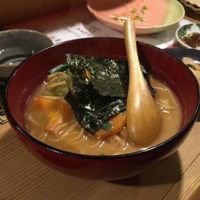 Brown Rice Ramen!! at Megumi in Osaka