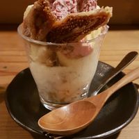 Parfait  : cake & ice-cream at Megumi in Osaka