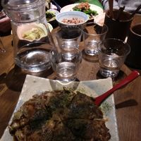 Vegan okonomiyaki at Megumi in Osaka