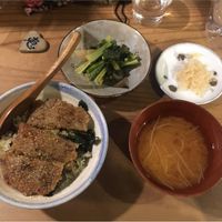 Lunch set  at Megumi in Osaka