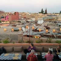 Terrace at NOMAD in Marrakech