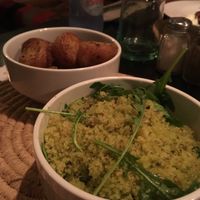 Mint couscous & potatoes  at NOMAD in Marrakech