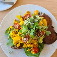 Tofu scramble. Tasted so good at The Origin in Christchurch