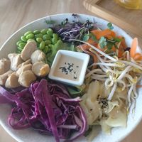 Poke bowl at The Origin in Christchurch