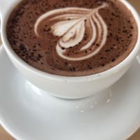 Oat hot chocolate   at The Origin in Christchurch