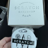 Nice packaging  at Scratch Bake Shop in Rochester