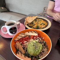 Citizen scramble and citizen power bowl  at Citizen Eatery in Austin