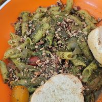 Pecan pesto pasta was excellent!!!!! at Citizen Eatery in Austin