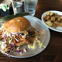 BBQ “pulled plant” at Citizen Eatery in Austin