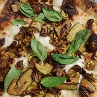 Zucchini and ball, scapece at Altro Pizza in Williamstown