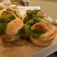 Matcha muffins at Apelila in Kyoto