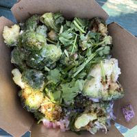 Tempura broccoli at Ekiben - Eastern Ave in Baltimore