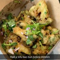 Tempura broccoli!!  at Ekiben - Eastern Ave in Baltimore