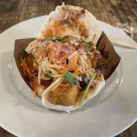 Tofu Brah on bun at Ekiben - Eastern Ave in Baltimore