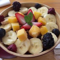 Acai bowl. Oct. 2017 at Cocolo in Kyoto