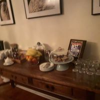 Our breakfast set up #Veganuary at Catskill Animal Sanctuary in Saugerties