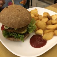 Quinoa burger  at Un'Altra Idea in Bologna