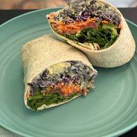 Black bean wrap  at Living Vine Organic Cafe in Fort Myers