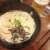 Vegan Ramen with a Sapporo at Mr. Ramen San in Melbourne